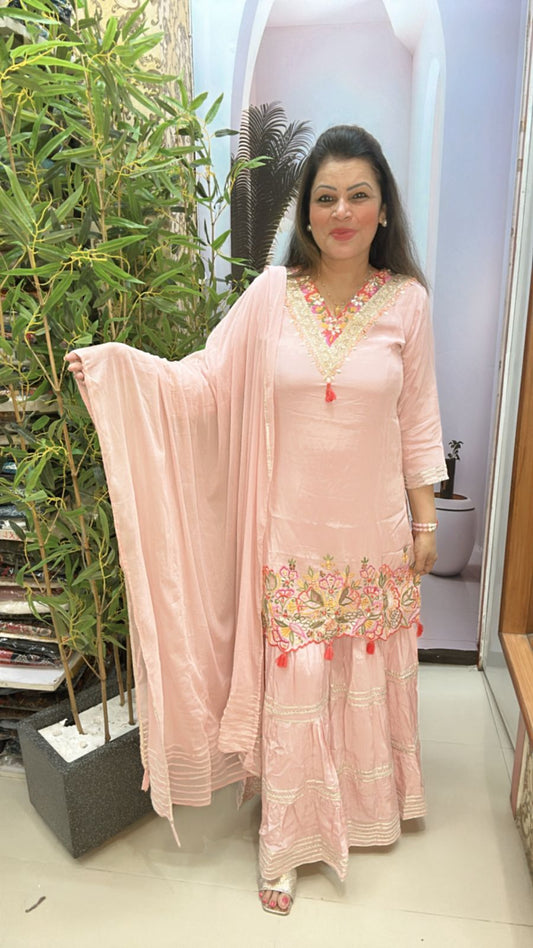 3 PIECE SHARARA SUIT