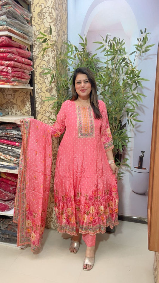 3 PIECE ANARKALI SUIT