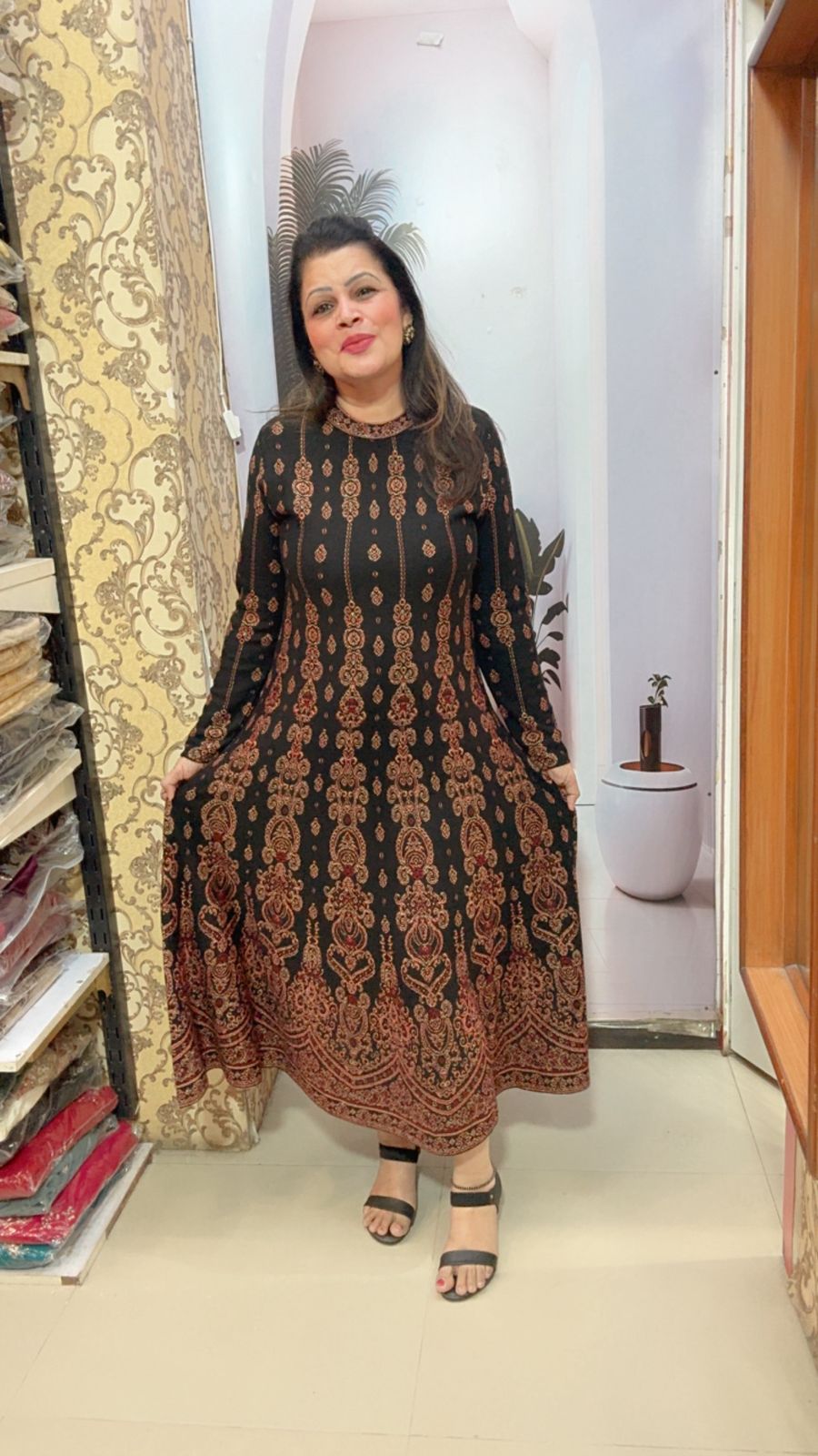 WOOLEN ANARKALI